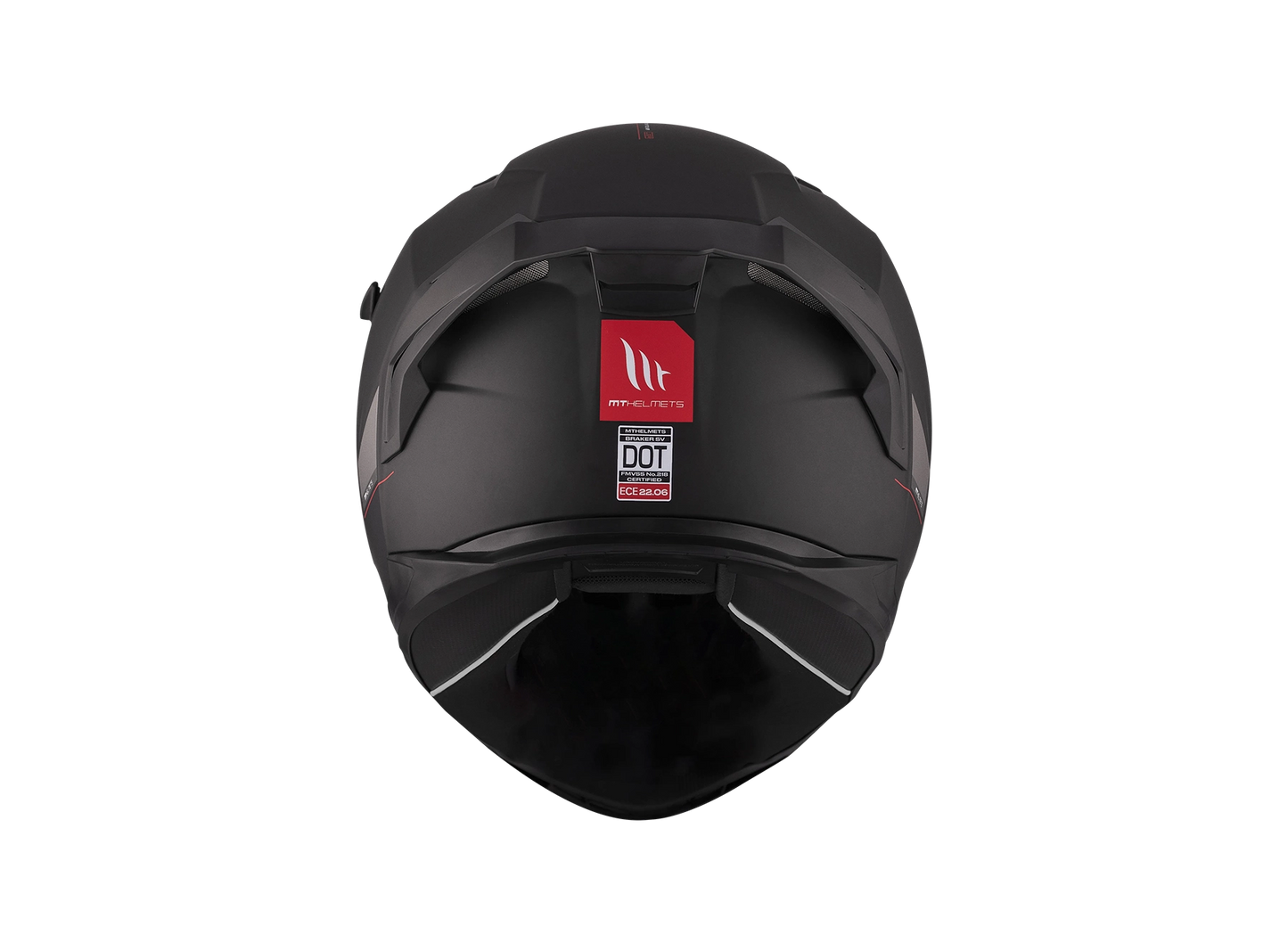 Casco MT Braker SV Negro Matt Solid A1 GloA1 Matt