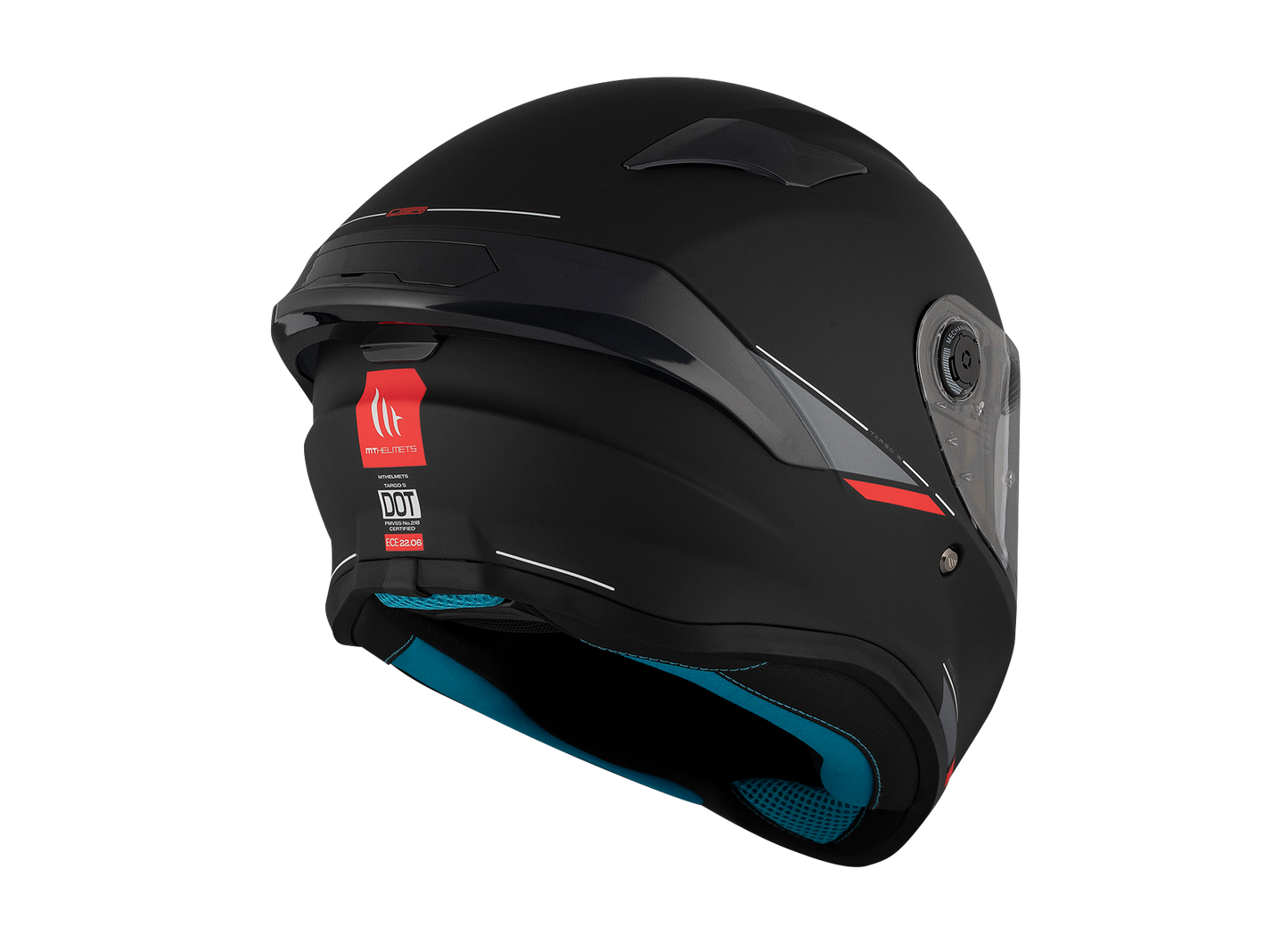 Casco MT Targo S Negro Matt Solid A1 Matt