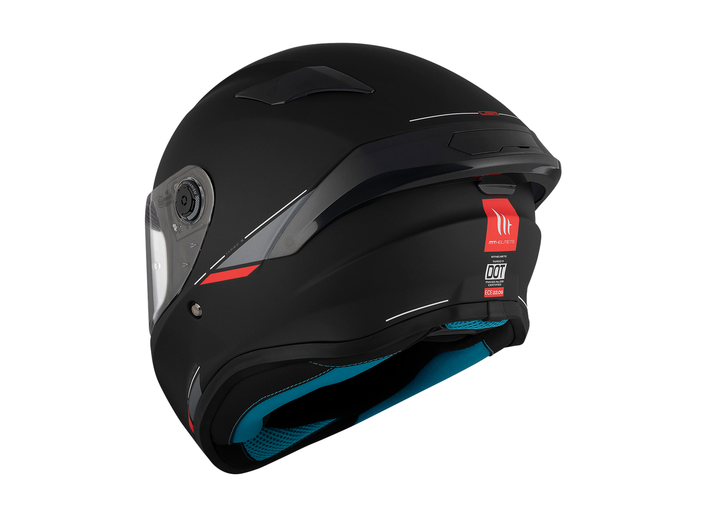 Casco MT Targo S Negro Matt Solid A1 Matt