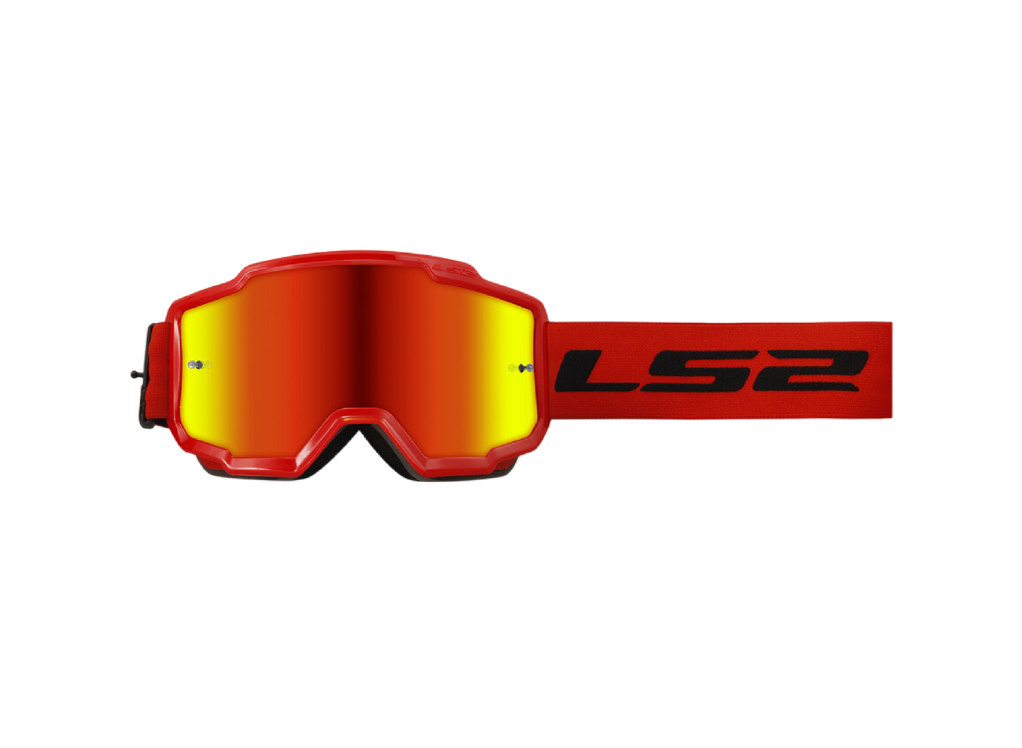 Antiparras LS2 Charger Rojo Iridium