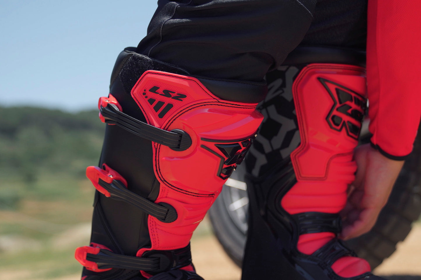 Bota LS2 Raptor Motocross Black