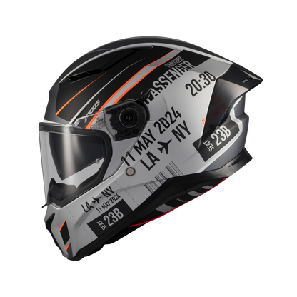 Casco Axxis Panther SV  Passenger Gris Matt