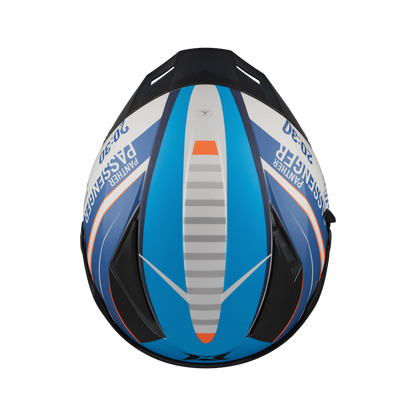 Casco Axxis Panther SV Passenger Azul Matt
