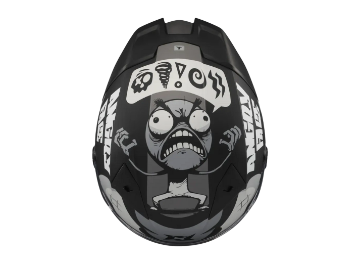 Casco Axxis Fenix Angry Brids Face White Matt