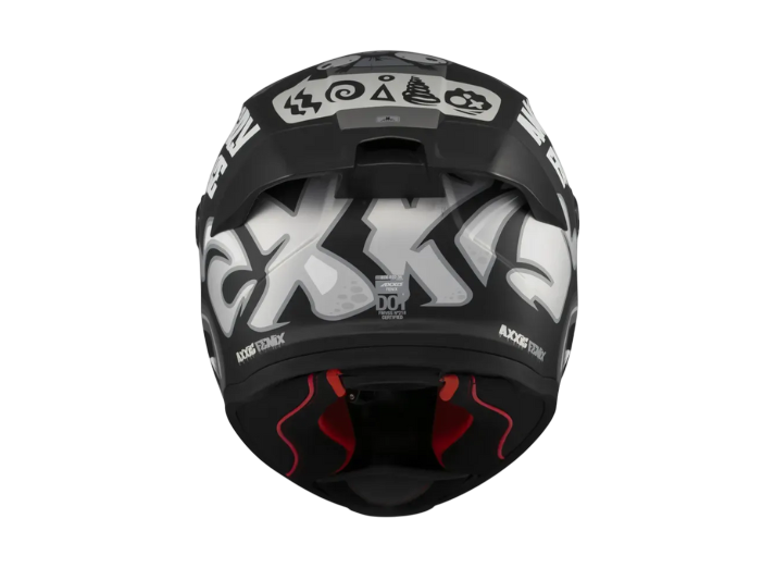 Casco Axxis Fenix Angry Brids Face White Matt