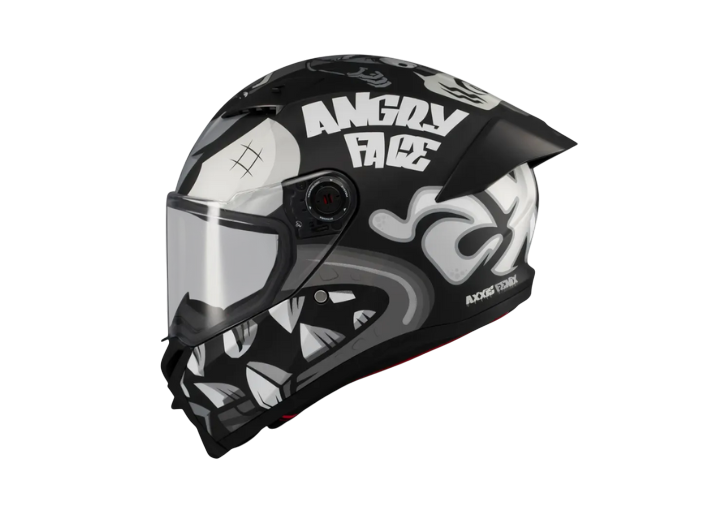 Casco Axxis Fenix Angry Brids Face White Matt
