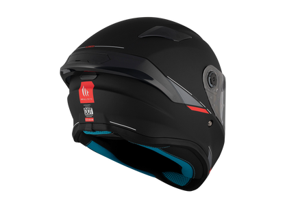 Casco MT Targo S Negro Matt Solid A1 Matt