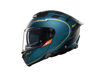Casco MT Atom 2 SV Verde Matt Destiny C6 Matt Green