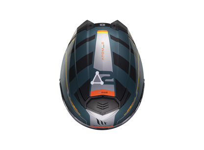 Casco MT Atom 2 SV Verde Matt Destiny C6 Matt Green