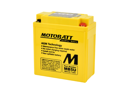 Batería Motobatt AGM Quadflex MB5U