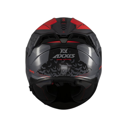 Casco Axxis Hawk Dark Justice C4