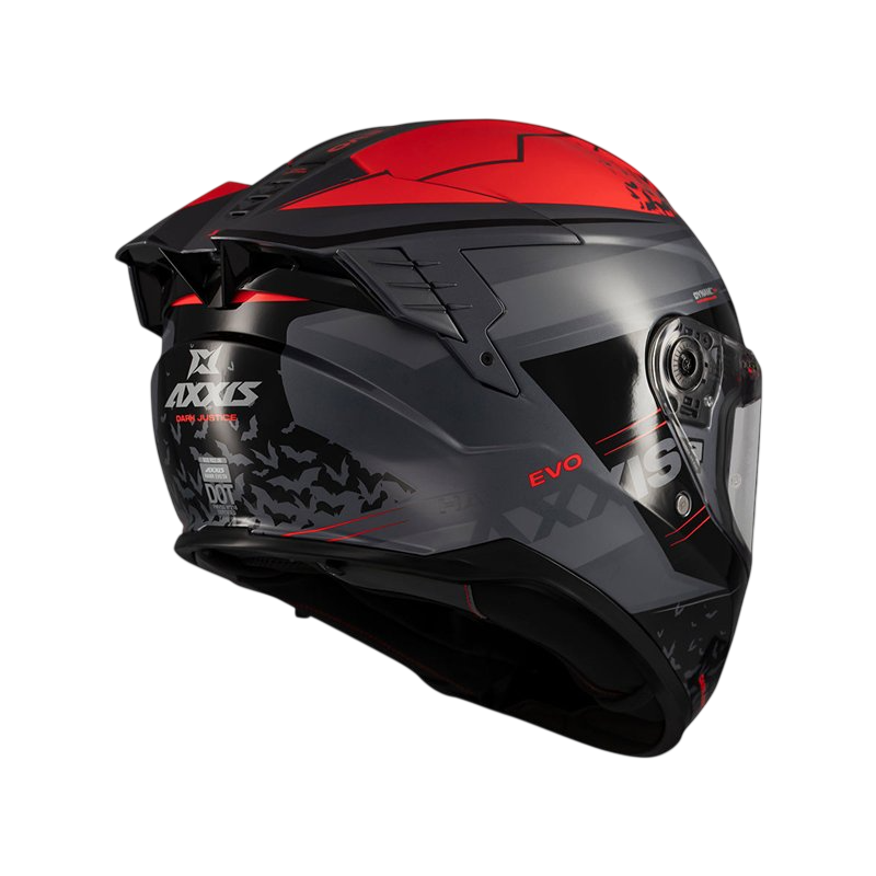 Casco Axxis Hawk Dark Justice C4