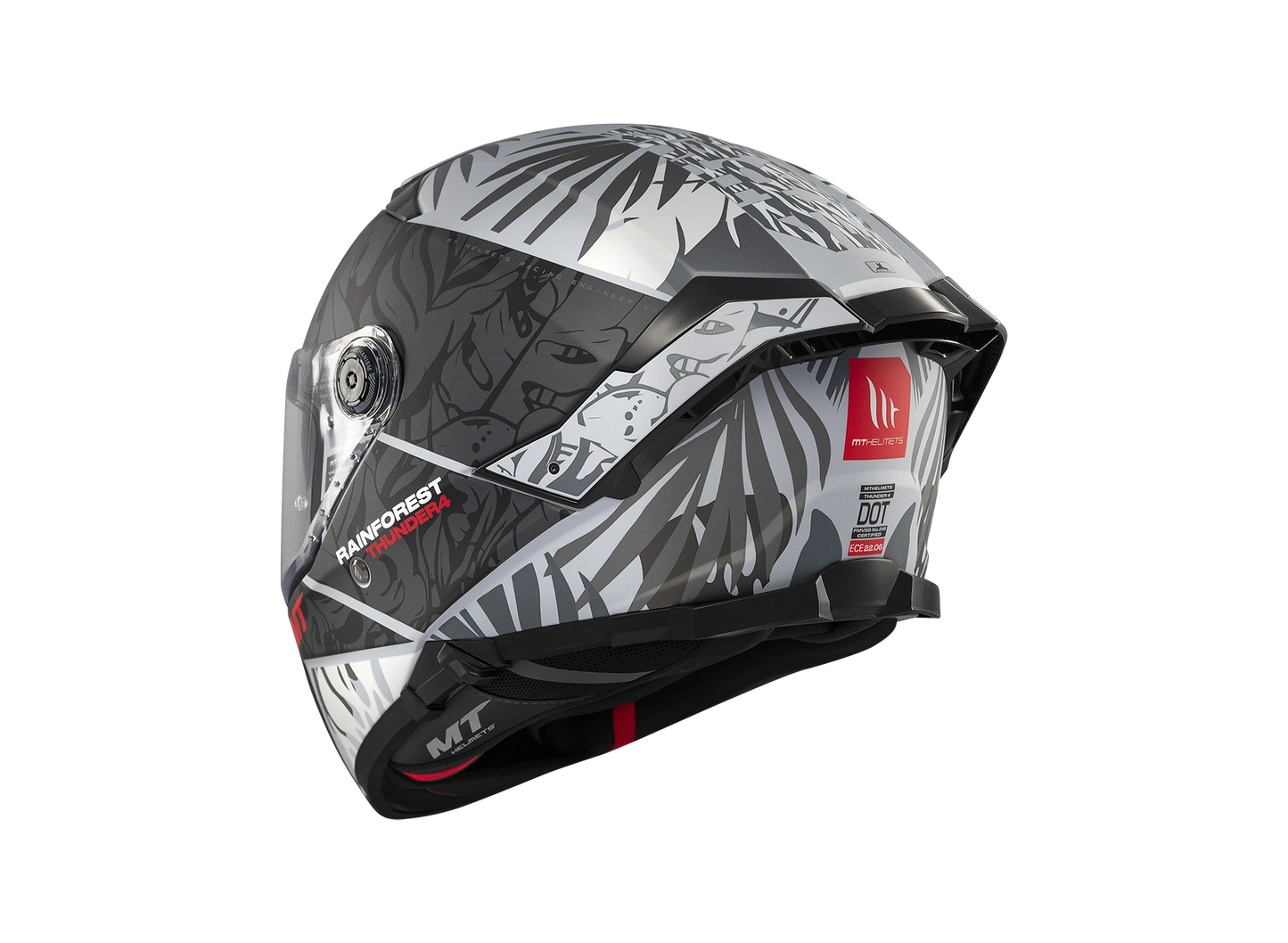 Casco MT Thunder 4 SV Rainforest Gris Matt