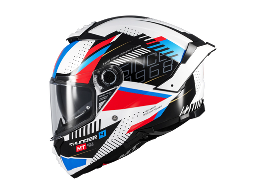 Casco MT Thunder 4 SV White Gloss