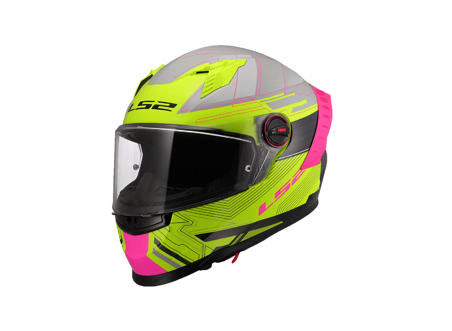 Casco LS2 Cosmos Digital Pink Gloss