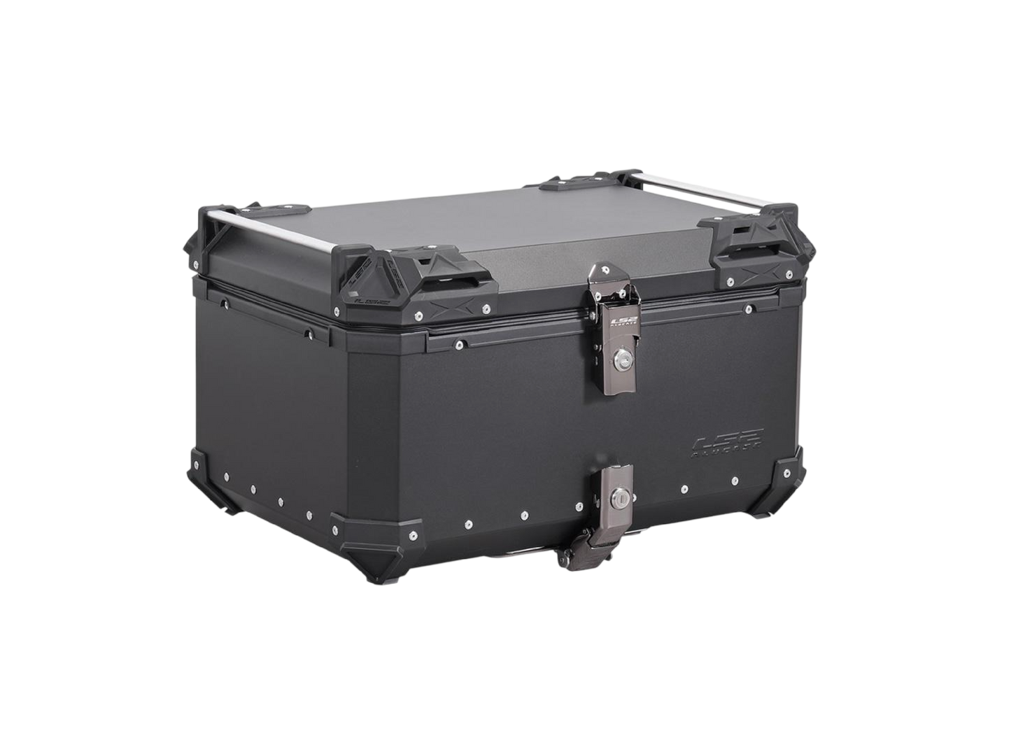 Baúl LS2 65 lts Aluminio Negro