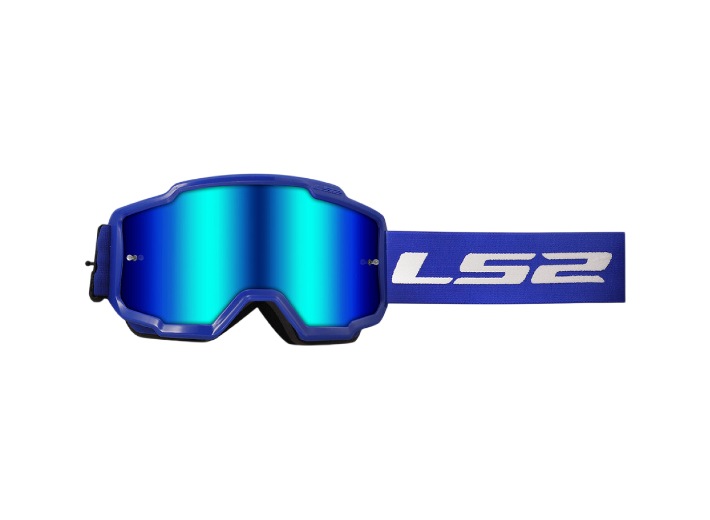 Antiparras LS2 Charger Blue Iridium
