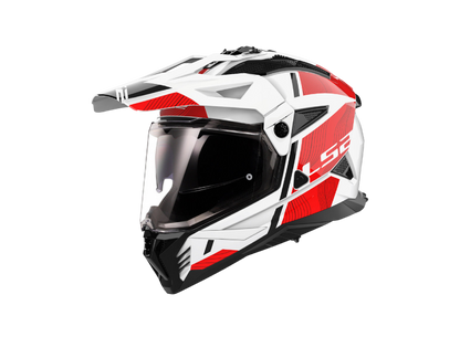 Casco LS2 MX702 Pioneer II Hill White