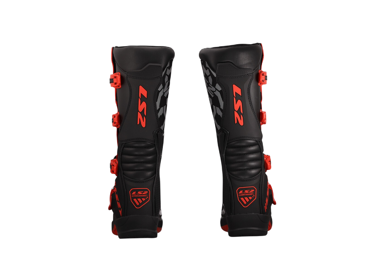 Bota LS2 Raptor Motocross Black Red