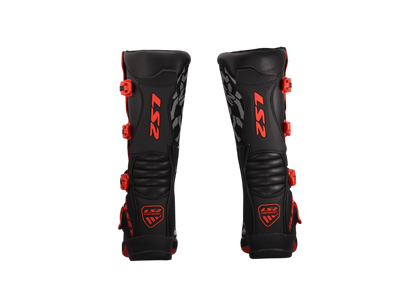 Bota LS2 Raptor Motocross Black Red